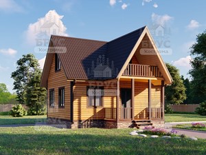 Проект дома из бруса ДБ-126
